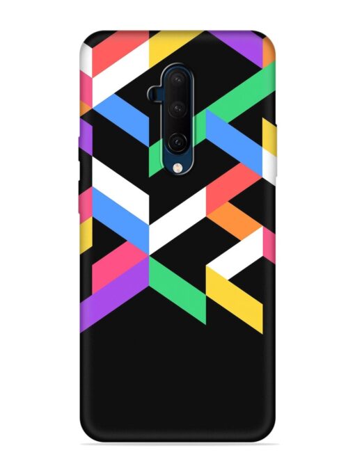 Colorshape Abstarct Embossed Soft Silicone Case for Oneplus 7T Pro