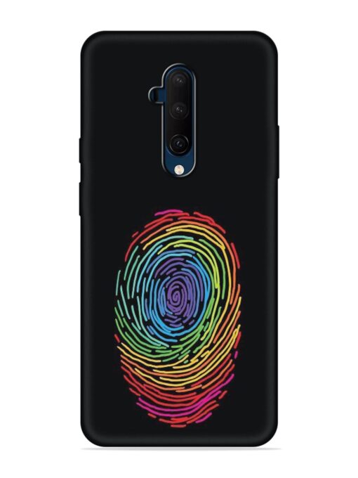 Fingerprint Of Thumb Art Embossed Soft Silicone Case for Oneplus 7T Pro