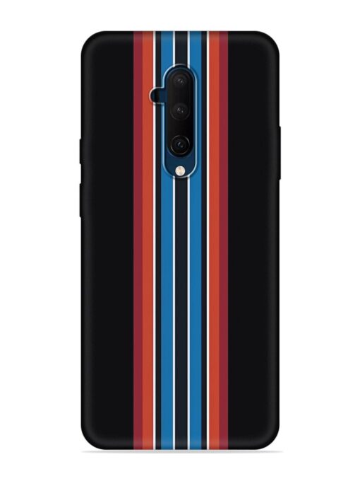 Vertical Strips Embossed Soft Silicone Case for Oneplus 7T Pro