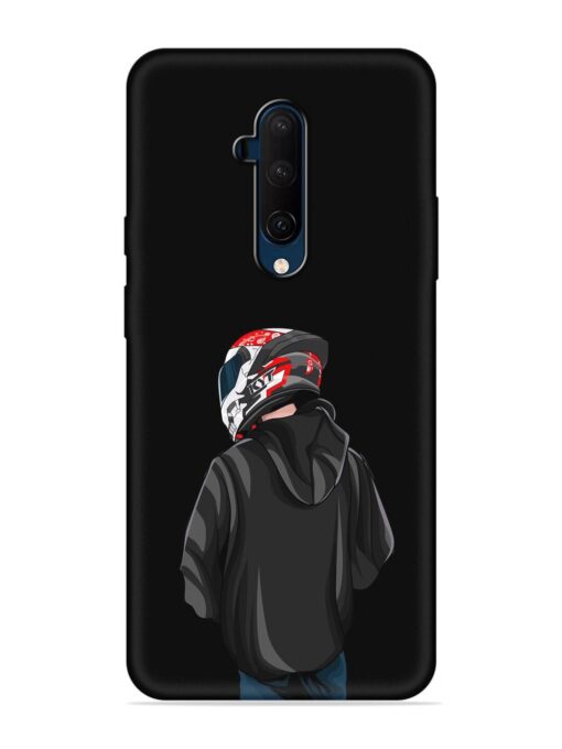 Motorcycle Rider Embossed Soft Silicone Case for Oneplus 7T Pro