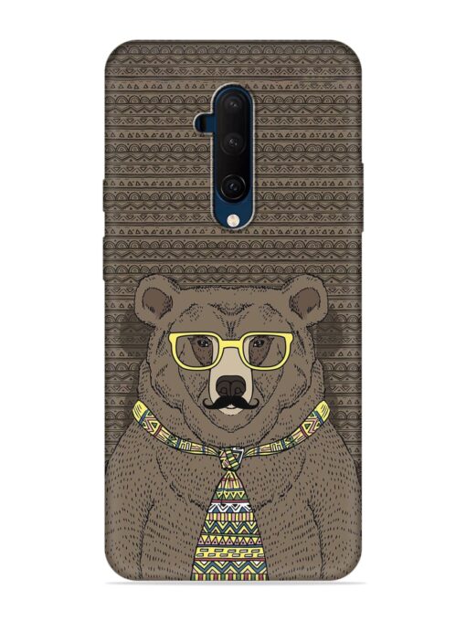 Grizzly Bear Embossed Soft Silicone Case for Oneplus 7T Pro Zapvi