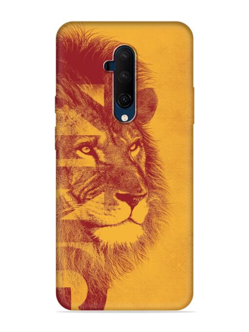 Gold Lion Crown Art Embossed Soft Silicone Case for Oneplus 7T Pro