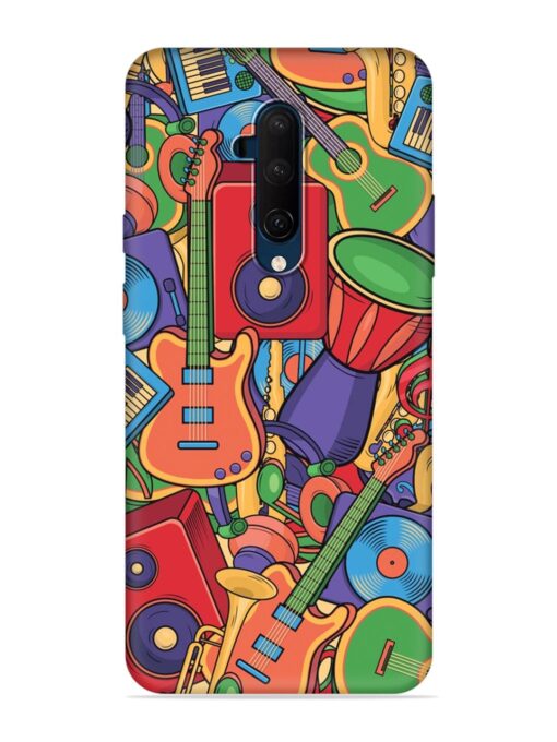 Colorful Music Art Embossed Soft Silicone Case for Oneplus 7T Pro Zapvi