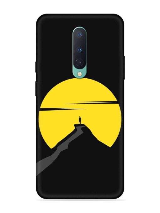 Black Ultra Vector Embossed Soft Silicone Case for Oneplus 8 Zapvi