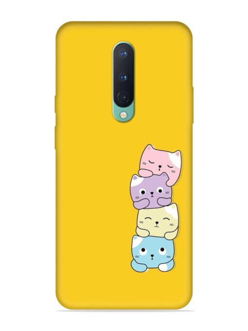 Cartoon Anime Embossed Soft Silicone Case for Oneplus 8 Zapvi