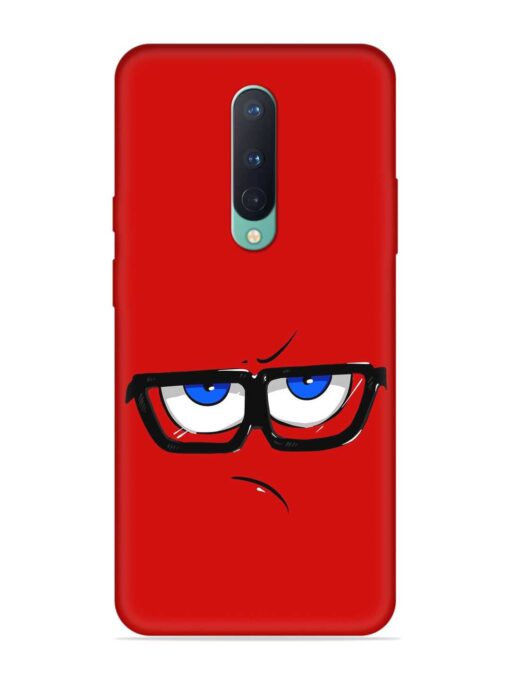 Rad Angry Face Embossed Soft Silicone Case for Oneplus 8 Zapvi