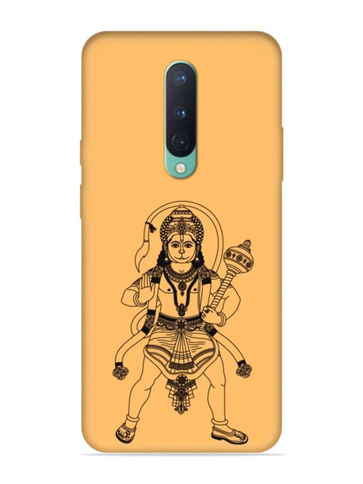 Indian God Hanuman Embossed Soft Silicone Case for Oneplus 8 Zapvi