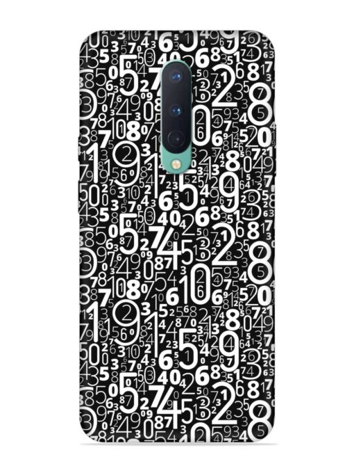 Many Numbers Different Embossed Soft Silicone Case for Oneplus 8 Zapvi