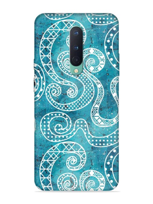 Vintage Curved Seamless Embossed Soft Silicone Case for Oneplus 8 Zapvi