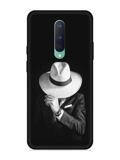 Men Under Hat Embossed Soft Silicone Case for Oneplus 8