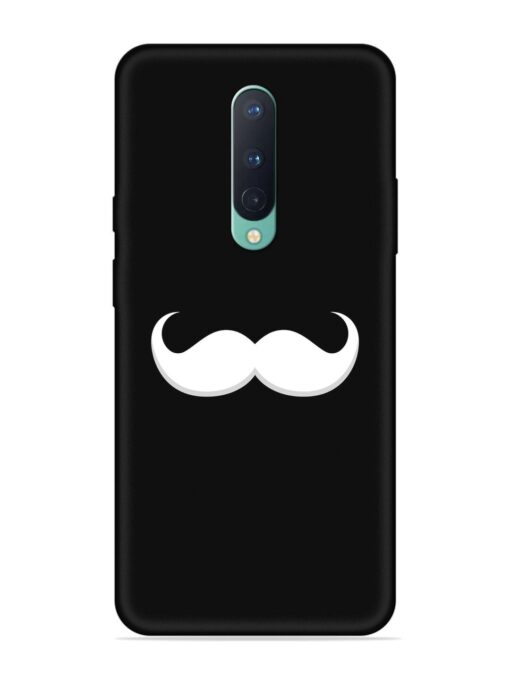 Mustache Vector Embossed Soft Silicone Case for Oneplus 8 Zapvi