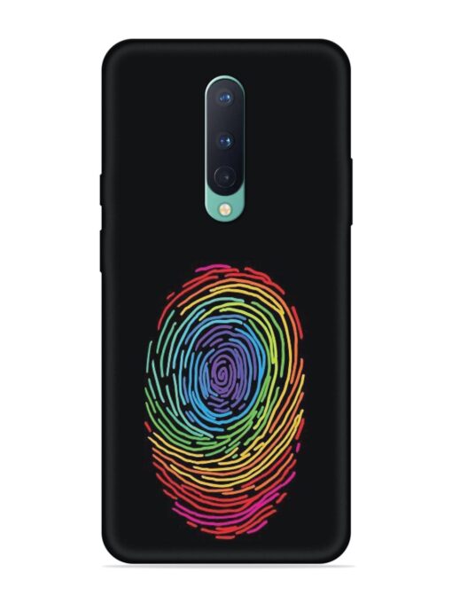 Fingerprint Of Thumb Art Embossed Soft Silicone Case for Oneplus 8