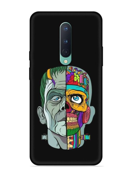 Men Vs Skull Embossed Soft Silicone Case for Oneplus 8 Zapvi