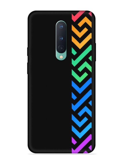 Colorshape Stripes Embossed Soft Silicone Case for Oneplus 8