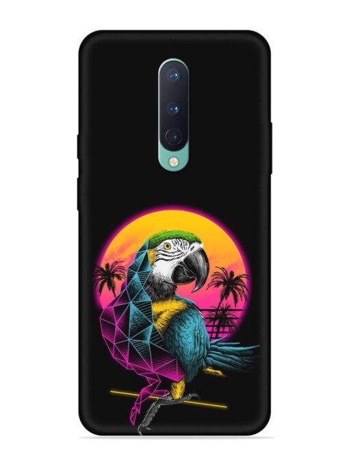 Rad Parrot Embossed Soft Silicone Case for Oneplus 8