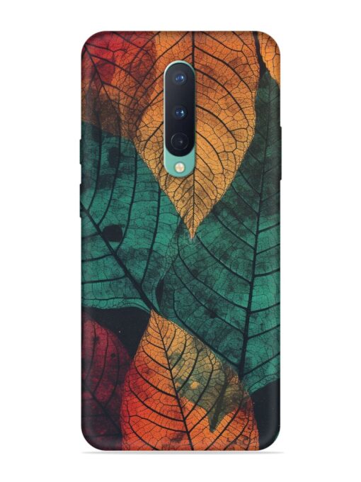 Leaves Artwork Embossed Soft Silicone Case for Oneplus 8