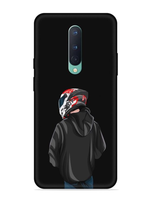 Motorcycle Rider Embossed Soft Silicone Case for Oneplus 8