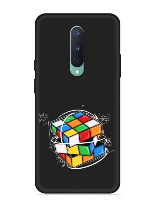 Cubik Vector Embossed Soft Silicone Case for Oneplus 8 Zapvi