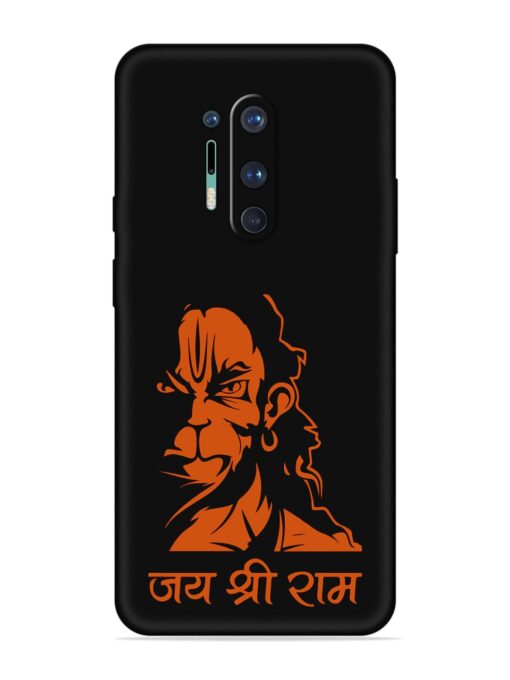 Angry Hanuman Embossed Soft Silicone Case for Oneplus 8 Pro Zapvi