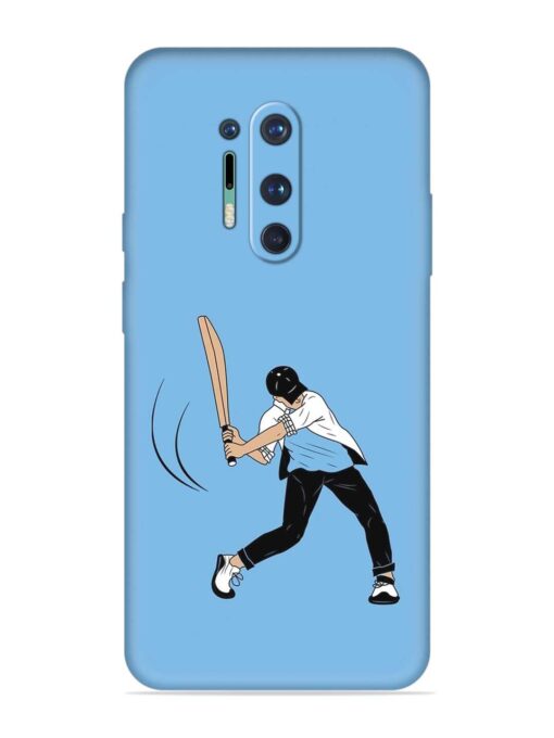 Cricket Gully Boy Embossed Soft Silicone Case for Oneplus 8 Pro Zapvi