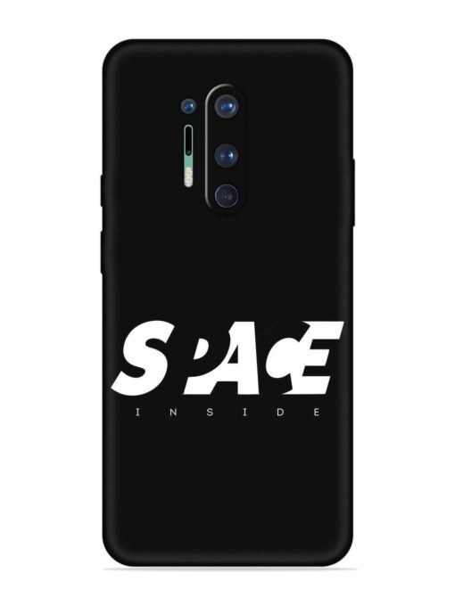 Space Typography Art Embossed Soft Silicone Case for Oneplus 8 Pro Zapvi