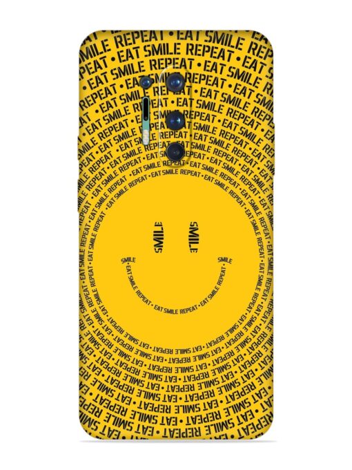 Smiley Embossed Soft Silicone Case for Oneplus 8 Pro Zapvi