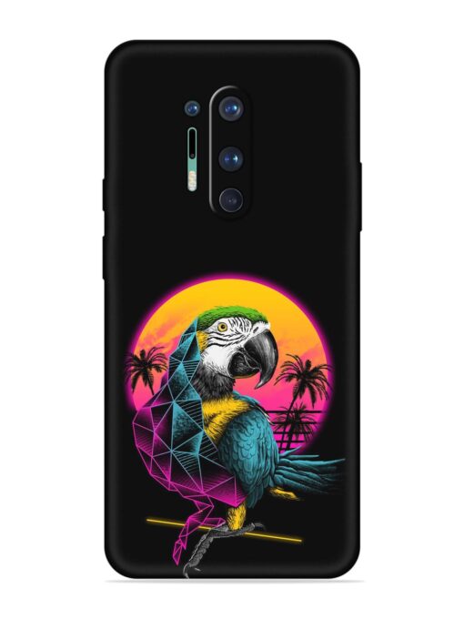 Rad Parrot Embossed Soft Silicone Case for Oneplus 8 Pro Zapvi