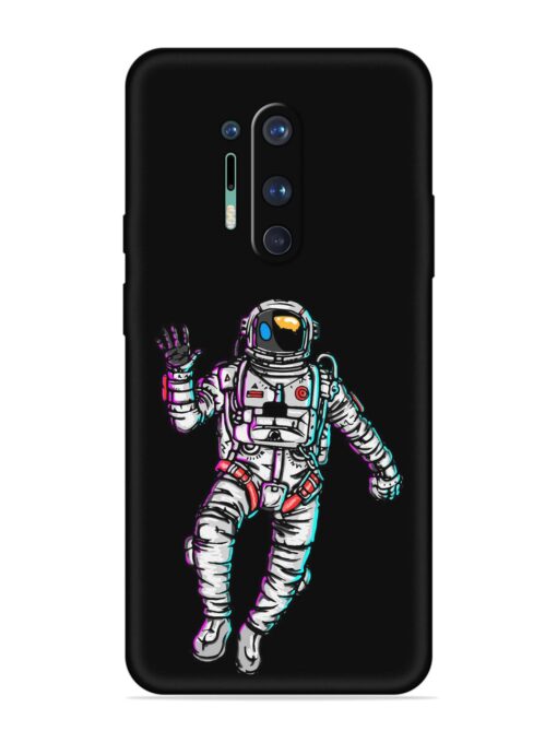 Spaceman Embossed Soft Silicone Case for Oneplus 8 Pro Zapvi