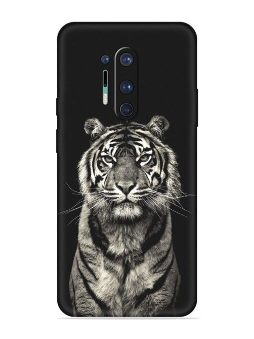 Tiger Art Embossed Soft Silicone Case for Oneplus 8 Pro Zapvi