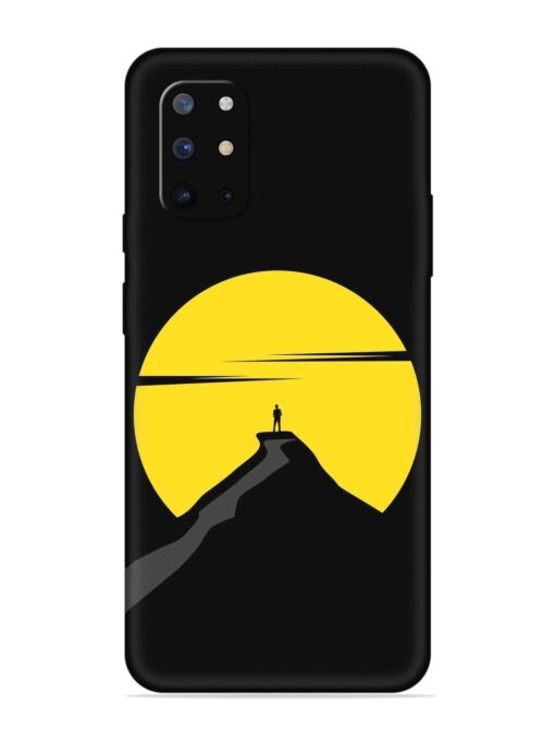 Black Ultra Vector Embossed Soft Silicone Case for Oneplus 8T (5G) Zapvi