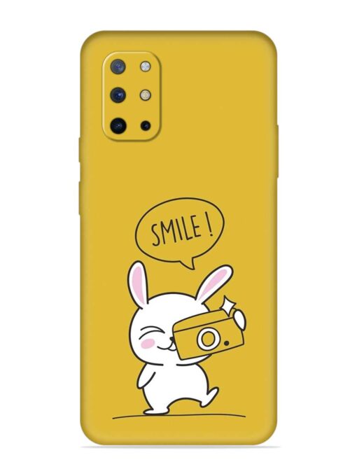 Hey Smile Please Embossed Soft Silicone Case for Oneplus 8T (5G) Zapvi