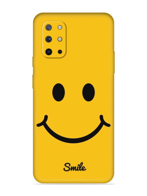 Yellow Smiley Embossed Soft Silicone Case for Oneplus 8T (5G) Zapvi