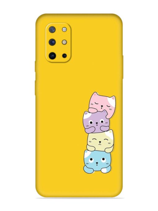 Cartoon Anime Embossed Soft Silicone Case for Oneplus 8T (5G)