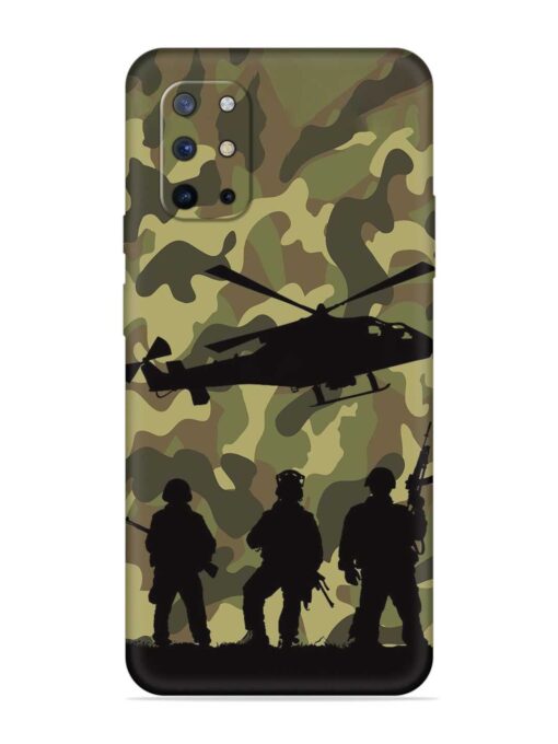 Army Heros Embossed Soft Silicone Case for Oneplus 8T (5G) Zapvi