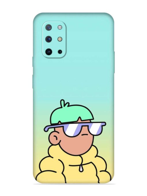 Doodles Cool Character Embossed Soft Silicone Case for Oneplus 8T (5G) Zapvi