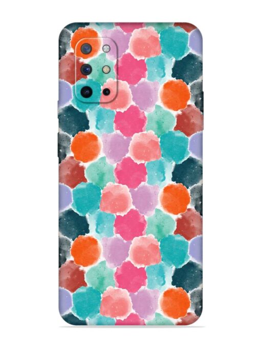 Colorful Seamless Pattern Embossed Soft Silicone Case for Oneplus 8T (5G) Zapvi