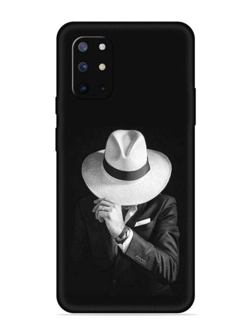 Men Under Hat Embossed Soft Silicone Case for Oneplus 8T (5G)