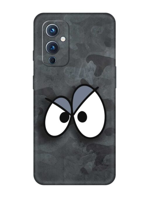 Big Eyes Night Mode Embossed Soft Silicone Case for Oneplus 9 (5G)