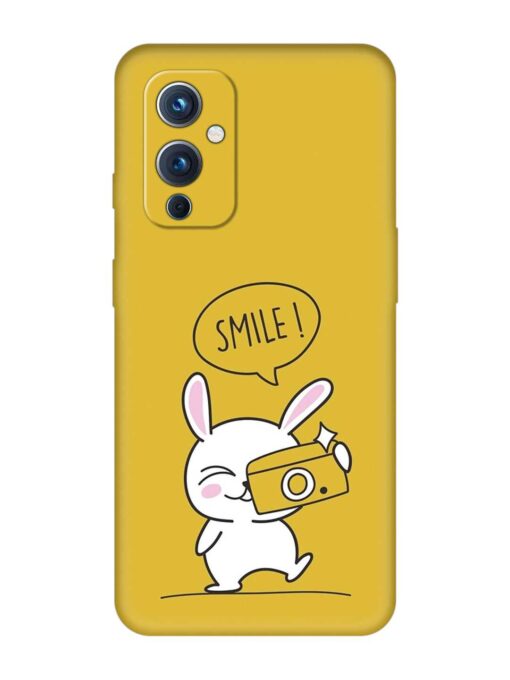 Hey Smile Please Embossed Soft Silicone Case for Oneplus 9 (5G) Zapvi