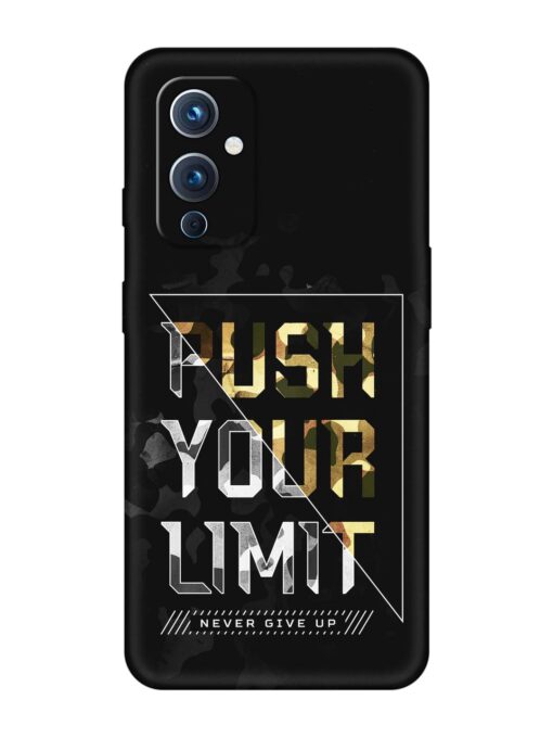 Push Your Limits Embossed Soft Silicone Case for Oneplus 9 (5G) Zapvi