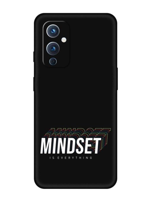 Mindset Everything Slogan Embossed Soft Silicone Case for Oneplus 9 (5G) Zapvi