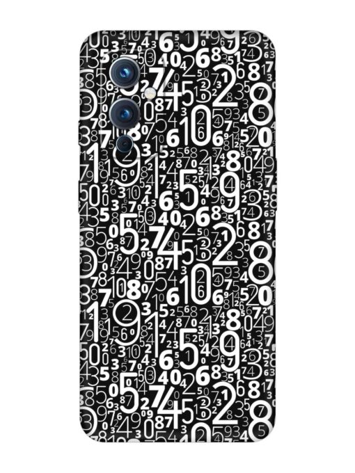 Many Numbers Different Embossed Soft Silicone Case for Oneplus 9 (5G)