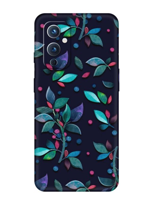 Decorative Watercolor Flower Embossed Soft Silicone Case for Oneplus 9 (5G) Zapvi