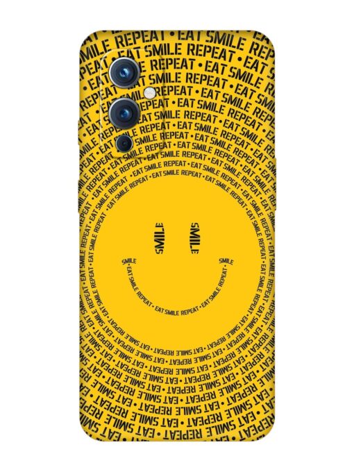 Smiley Embossed Soft Silicone Case for Oneplus 9 (5G) Zapvi