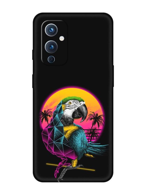 Rad Parrot Embossed Soft Silicone Case for Oneplus 9 (5G)