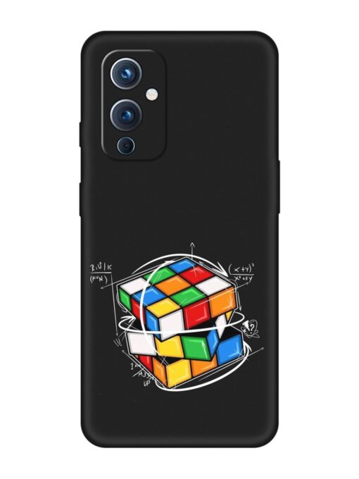 Cubik Vector Embossed Soft Silicone Case for Oneplus 9 (5G)