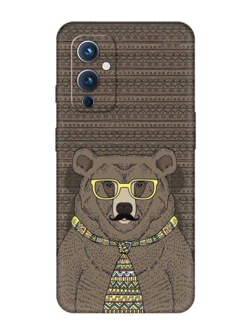 Grizzly Bear Embossed Soft Silicone Case for Oneplus 9 (5G)