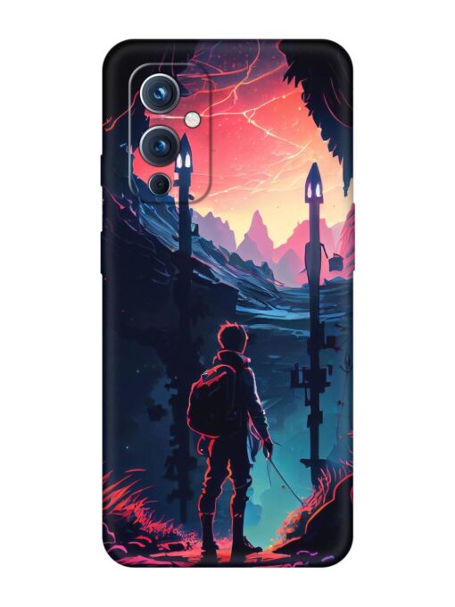 Cgs Artwork Embossed Soft Silicone Case for Oneplus 9 (5G) Zapvi