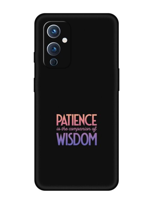 Patience Is The Embossed Soft Silicone Case for Oneplus 9 (5G) Zapvi