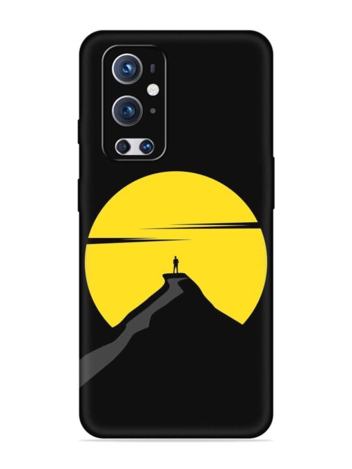 Black Ultra Vector Embossed Soft Silicone Case for Oneplus 9 Pro (5G) Zapvi